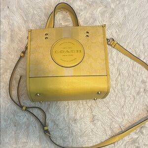 Coach Bright Yellow Crossbody Bag